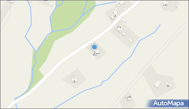 Rupniów, Rupniów, 422, mapa Rupniów
