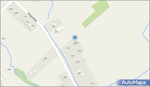 Rupniów, Rupniów, 439, mapa Rupniów