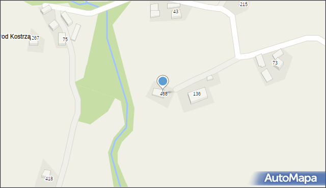Rupniów, Rupniów, 468, mapa Rupniów