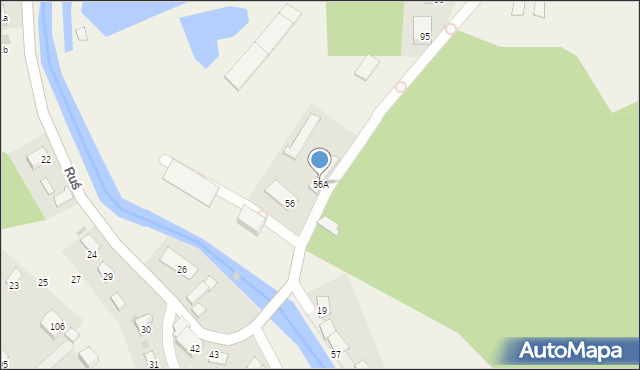 Ruś, Ruś, 56A, mapa Ruś