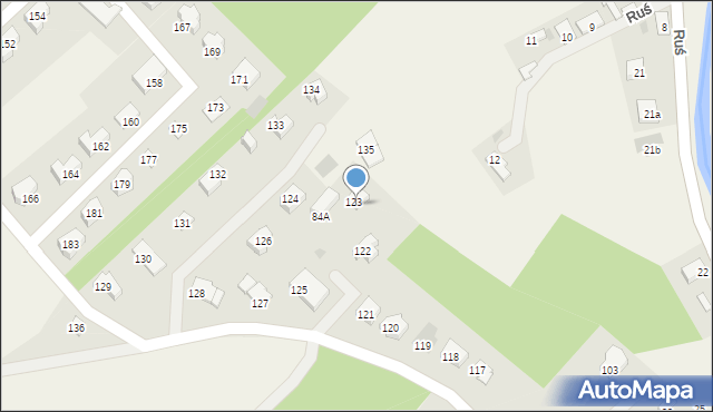 Ruś, Ruś, 84, mapa Ruś