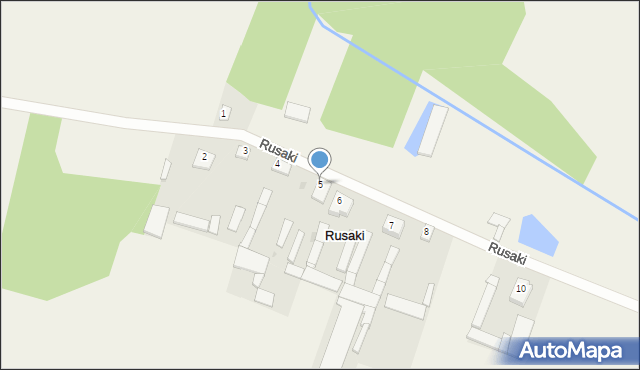 Rusaki, Rusaki, 5, mapa Rusaki