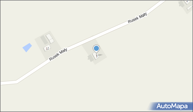 Rusek Mały, Rusek Mały, 3, mapa Rusek Mały