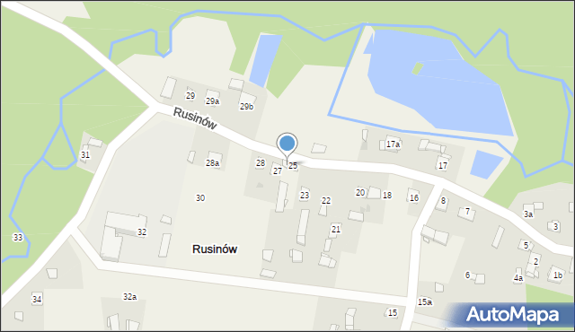 Rusinów, Rusinów, 26, mapa Rusinów