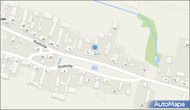 Rusinów, Rusinów, 73, mapa Rusinów
