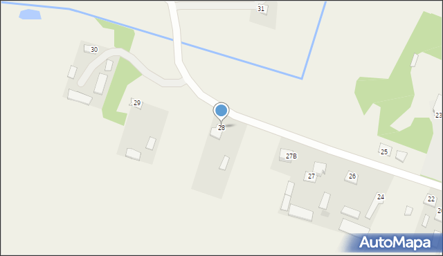 Ruskie Piaski, Ruskie Piaski, 28, mapa Ruskie Piaski