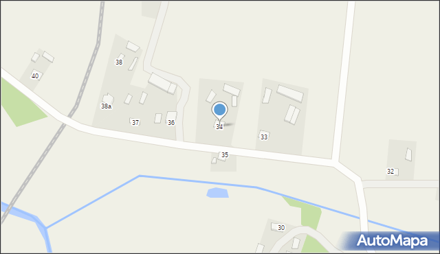 Ruskie Piaski, Ruskie Piaski, 34, mapa Ruskie Piaski