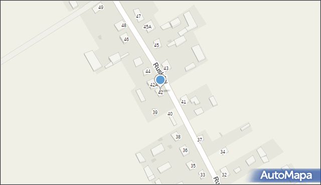 Rusków, Rusków, 42, mapa Rusków