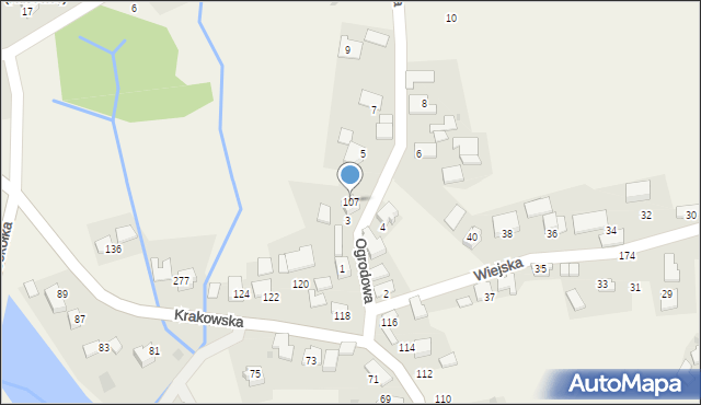 Rusocice, Rusocice, 107, mapa Rusocice