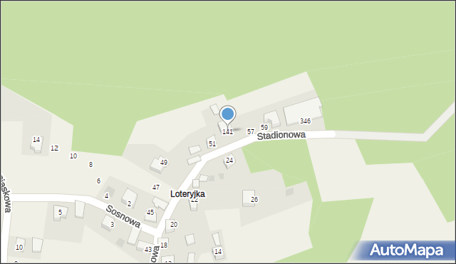 Rusocice, Rusocice, 141, mapa Rusocice