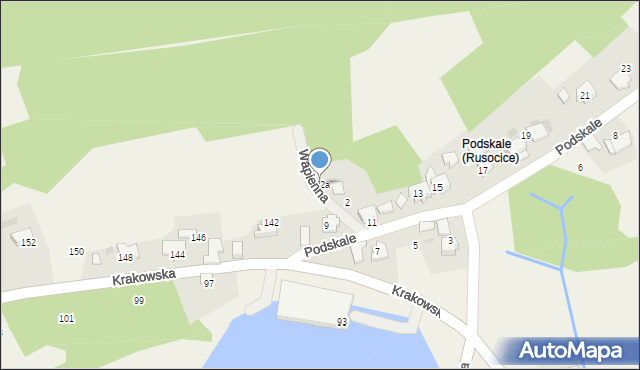 Rusocice, Rusocice, 162a, mapa Rusocice