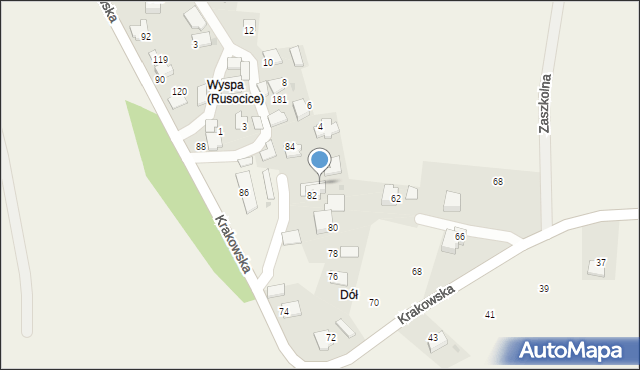 Rusocice, Rusocice, 177, mapa Rusocice