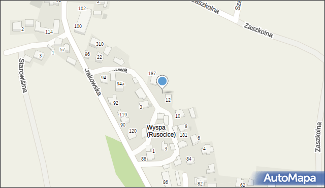 Rusocice, Rusocice, 185, mapa Rusocice