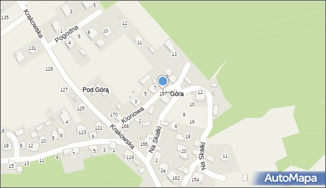 Rusocice, Rusocice, 197, mapa Rusocice