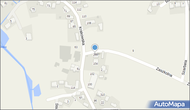 Rusocice, Rusocice, 255, mapa Rusocice