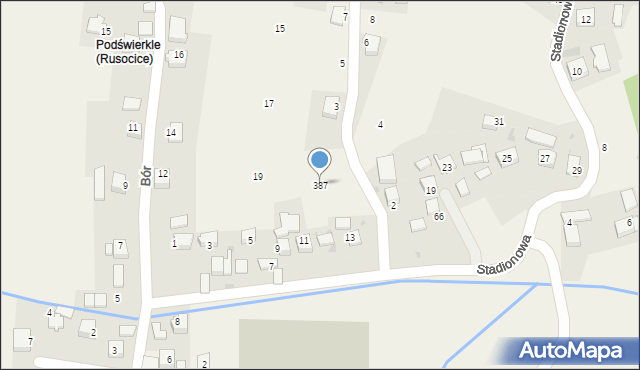 Rusocice, Rusocice, 387, mapa Rusocice
