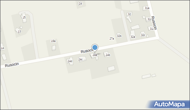 Rusocin, Rusocin, 24a, mapa Rusocin