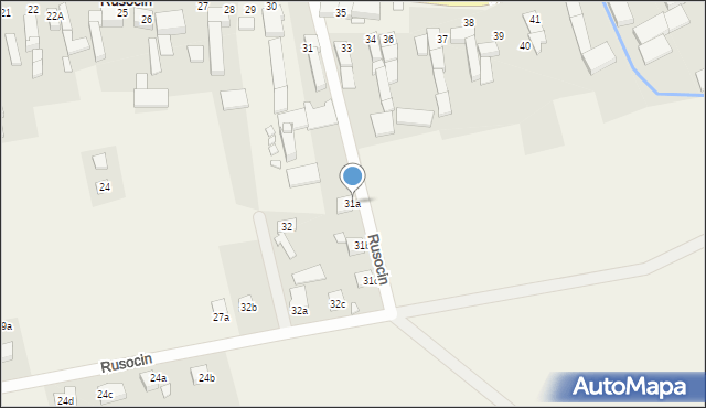 Rusocin, Rusocin, 31a, mapa Rusocin