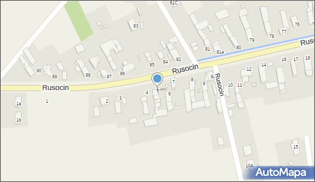 Rusocin, Rusocin, 5, mapa Rusocin