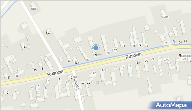 Rusocin, Rusocin, 79, mapa Rusocin