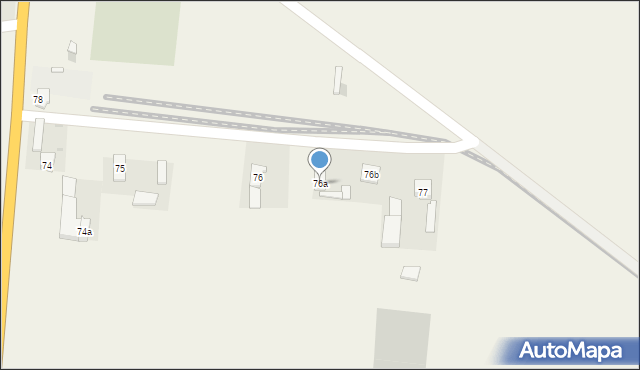 Russów, Russów, 76a, mapa Russów