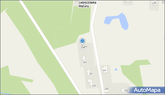 Ruszajny, Ruszajny, 21a, mapa Ruszajny