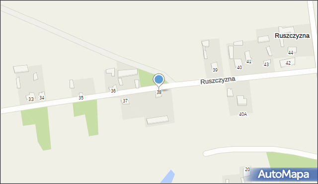 Ruszczyzna, Ruszczyzna, 38, mapa Ruszczyzna