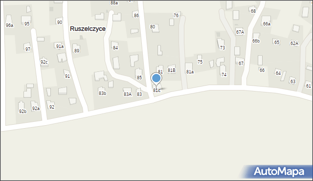 Ruszelczyce, Ruszelczyce, 81c, mapa Ruszelczyce