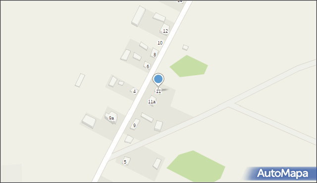 Ruszenice, Ruszenice, 11, mapa Ruszenice