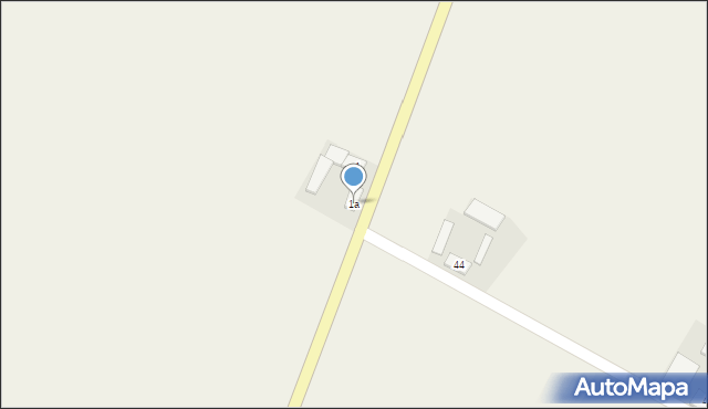 Ruszki, Ruszki, 1a, mapa Ruszki