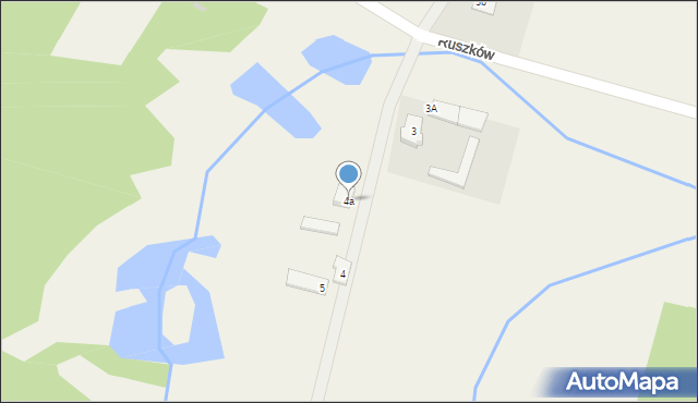 Ruszków, Ruszków, 4a, mapa Ruszków