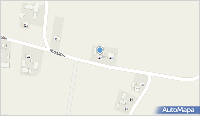 Ruszków, Ruszków, 42, mapa Ruszków