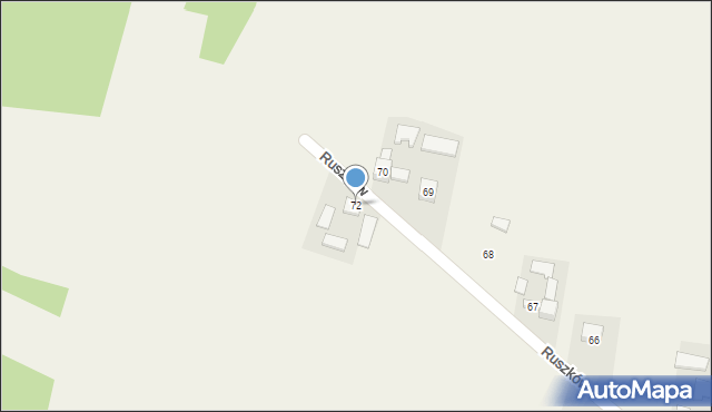 Ruszków, Ruszków, 72, mapa Ruszków