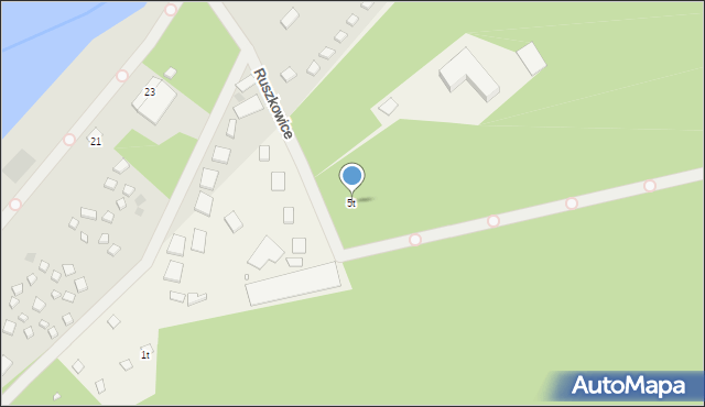 Ruszkowice, Ruszkowice, 5t, mapa Ruszkowice