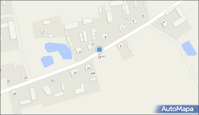 Ruszkowo, Ruszkowo, 13, mapa Ruszkowo