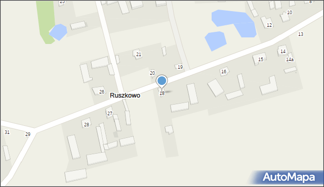 Ruszkowo, Ruszkowo, 18, mapa Ruszkowo