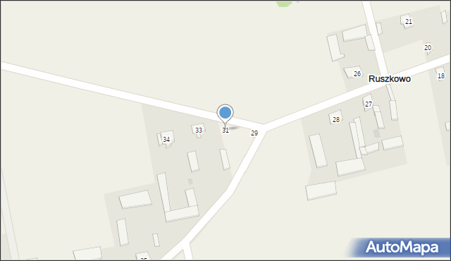 Ruszkowo, Ruszkowo, 31, mapa Ruszkowo