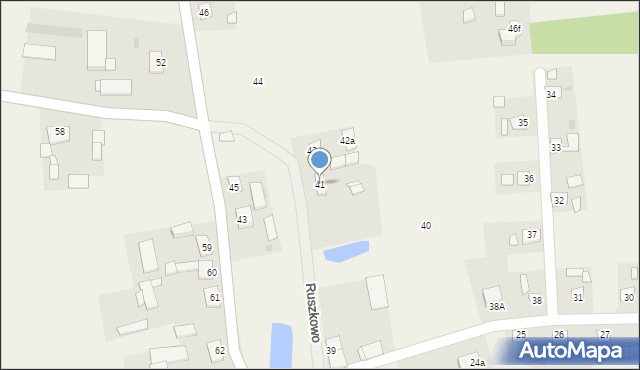 Ruszkowo, Ruszkowo, 41, mapa Ruszkowo