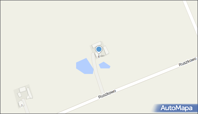 Ruszkowo, Ruszkowo, 6, mapa Ruszkowo
