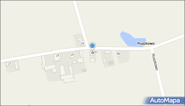 Ruszkowo, Ruszkowo, 9B, mapa Ruszkowo