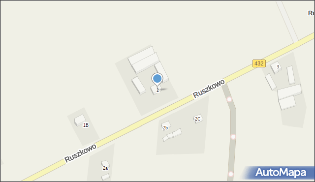 Ruszkowo, Ruszkowo, 2, mapa Ruszkowo