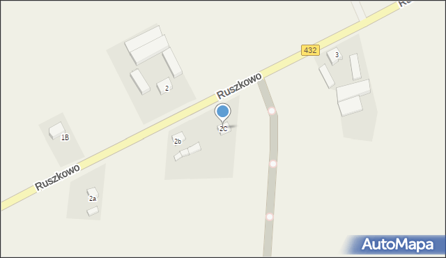 Ruszkowo, Ruszkowo, 2C, mapa Ruszkowo