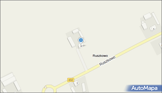 Ruszkowo, Ruszkowo, 4, mapa Ruszkowo