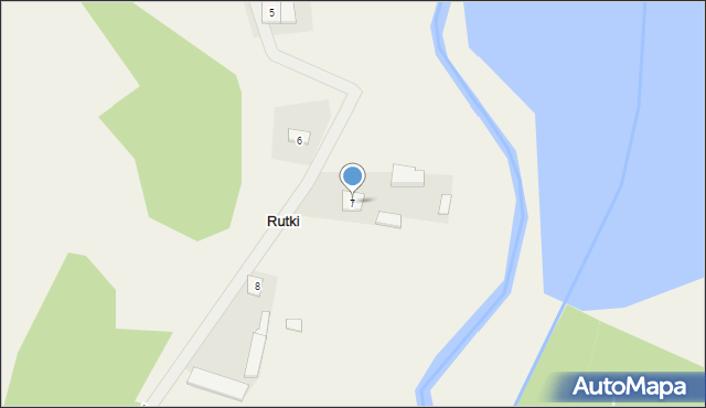 Rutki, Rutki, 7, mapa Rutki