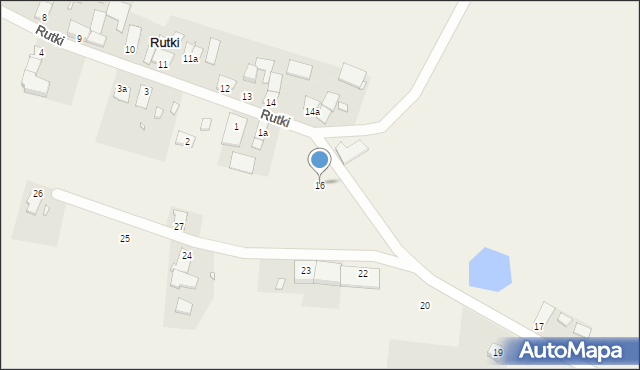 Rutki, Rutki, 16, mapa Rutki