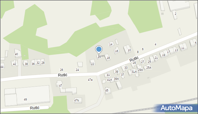 Rutki, Rutki, 20, mapa Rutki