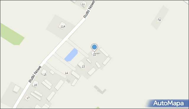 Rutki Nowe, Rutki Nowe, 12, mapa Rutki Nowe