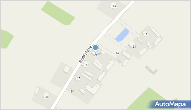 Rutki Nowe, Rutki Nowe, 15, mapa Rutki Nowe