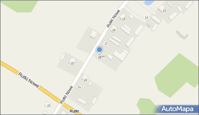 Rutki Nowe, Rutki Nowe, 18, mapa Rutki Nowe