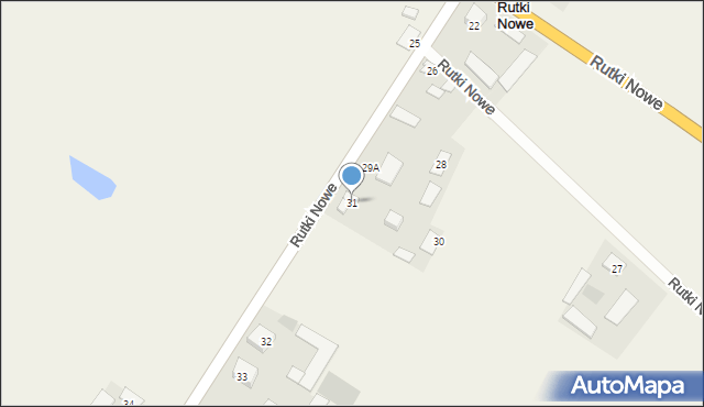 Rutki Nowe, Rutki Nowe, 31, mapa Rutki Nowe